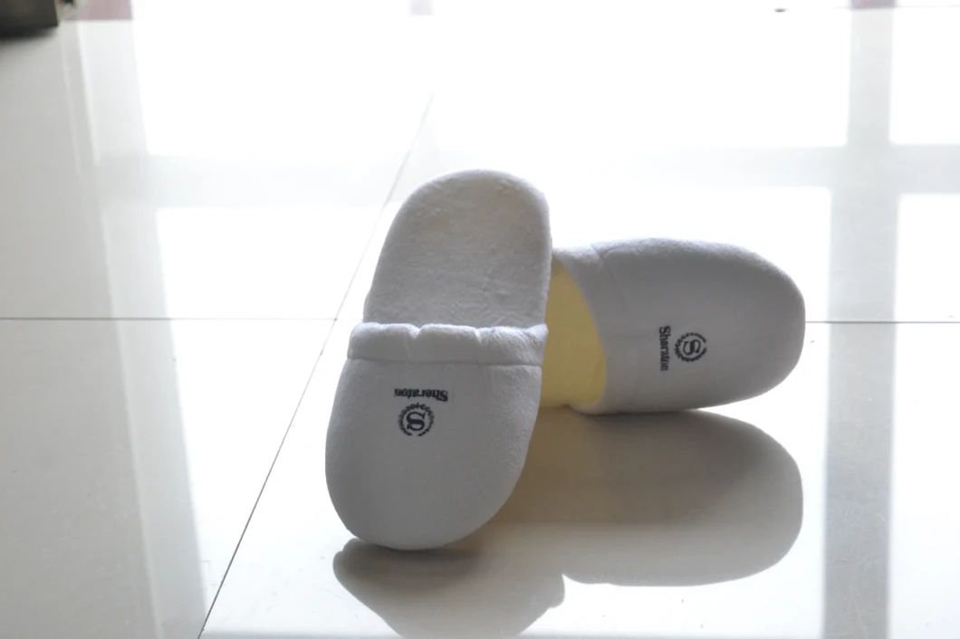 Cheap Hotel Slippers Linen with Logo