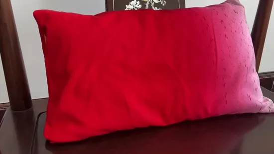 Almohada disponible del masaje suave del viaje del cuello del amortiguador de la materia textil del lecho del poliéster/del algodón
